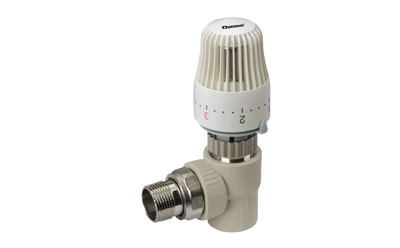 PP-R elbow stop valve nga adunay kontrol sa temperatura nga awtomatiko